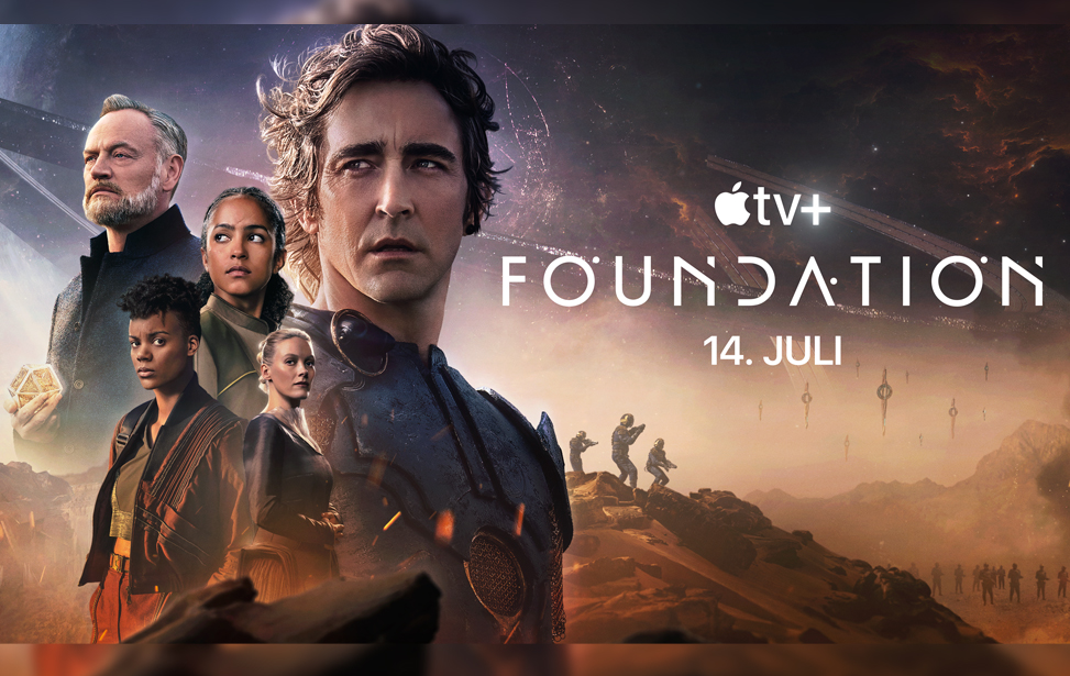 Teaser - Artikel / Review - Foundation - Lee Pace / Jared Harris / Leah Harvey / Lou Llobell / Laura Birn