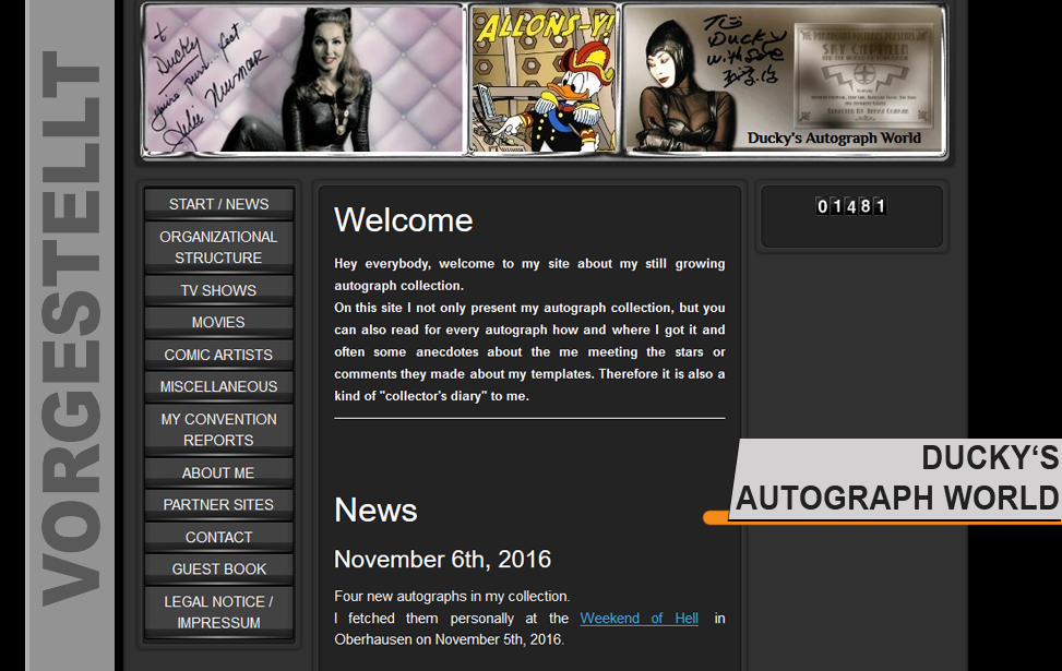 Teaser Artikel Vorgestellt Ducky's Autograph World