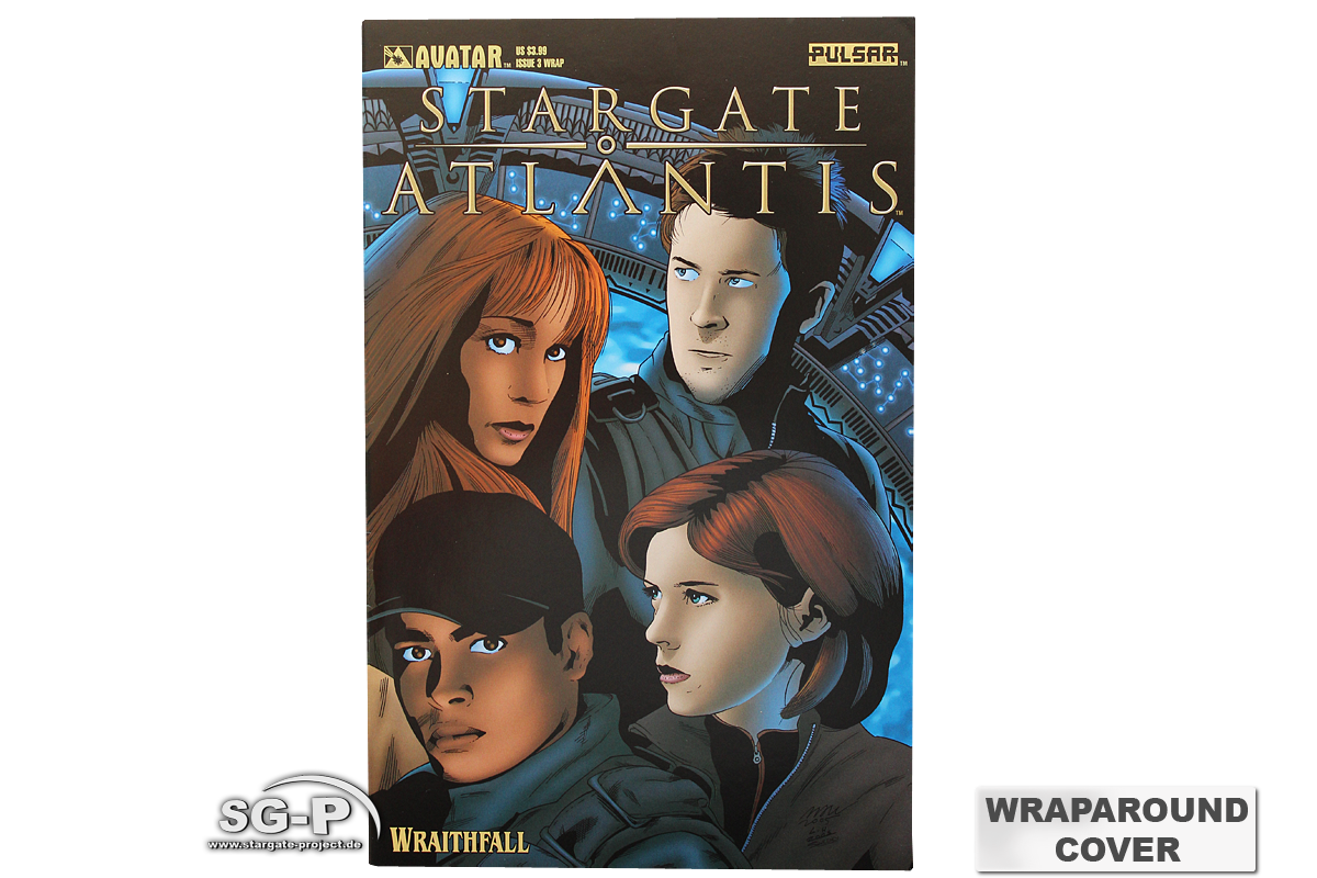Comic - Stargate Atlantis – Wraithfall 3 - 5 Wraparound Cover 1