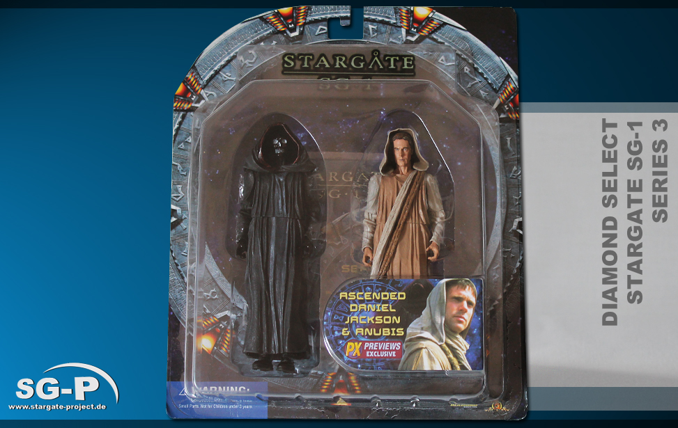 Merchandise - Diamond Select - Stargate SG1 - Series 3 - Ascension Daniel Jackson and Anubis Two-Pack - 1