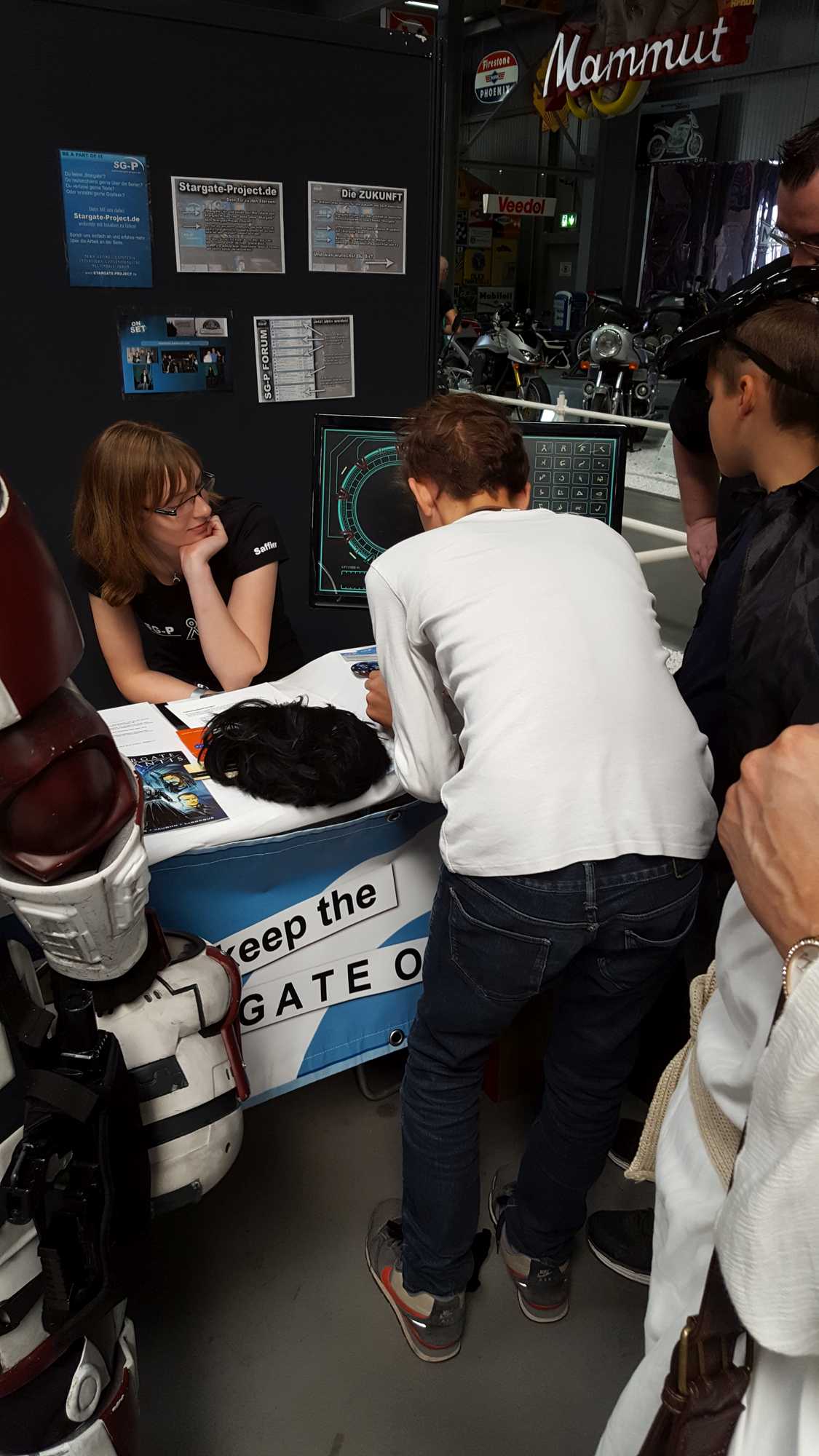 Sci-Fi-Treffen im Technikmuseum Speyer 2016 - Stargate-Project Stand - DHD - 2
