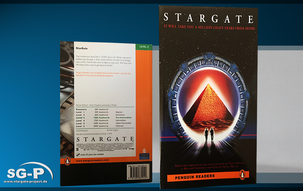 Franchise - Teaser Stargate Roman Kinofilm Penguin Readers