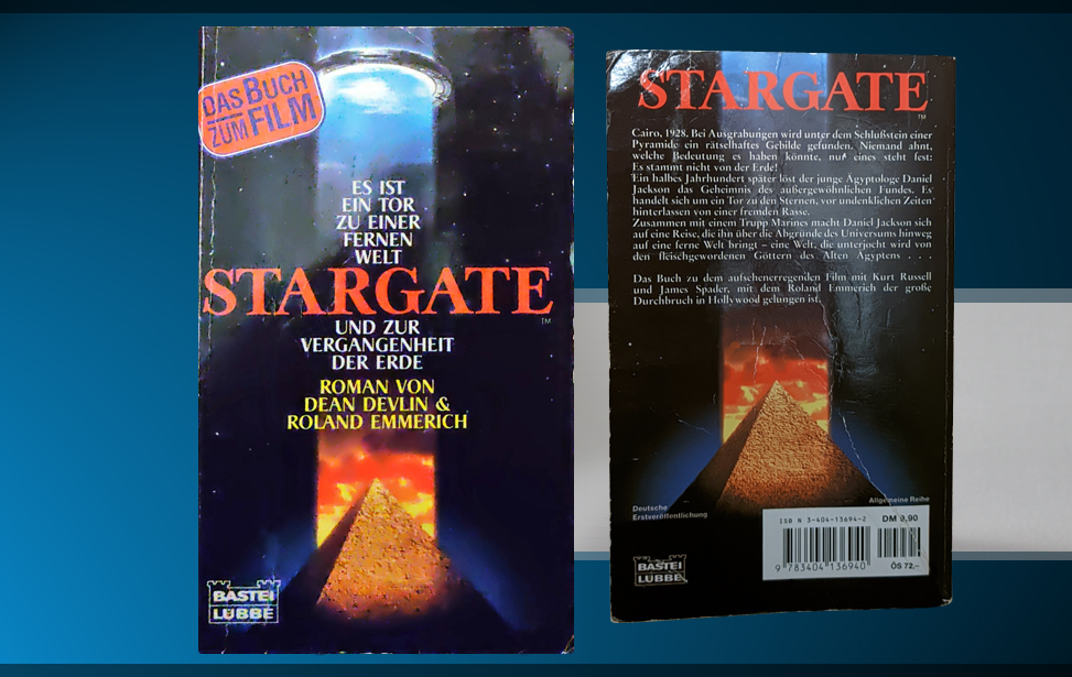 Franchise - Teaser Stargate Roman zum Film - Roland Emmerich / Dean Devlin