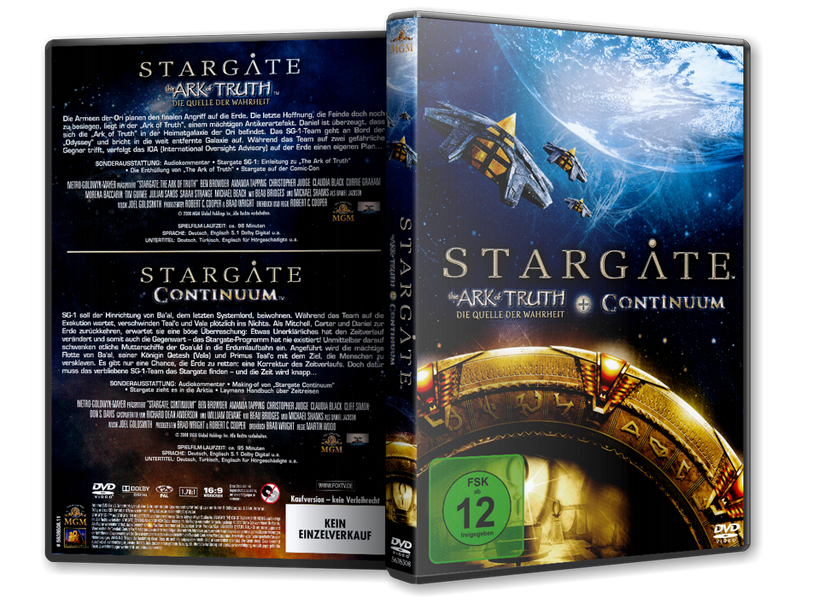 Stargate SG-1 Komplettbox (2012) - Ark of Truth - Continuum Stargate SG-1 Komplettbox (2012) - Ark of Truth - Continuum