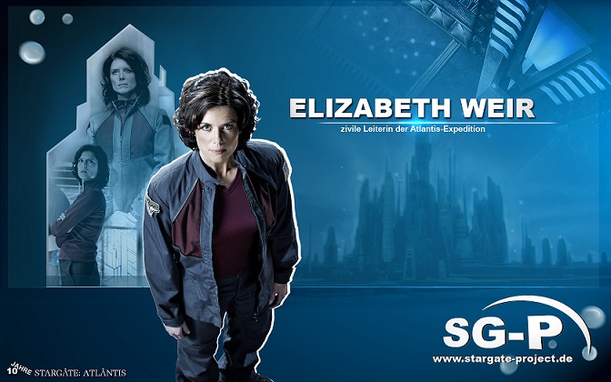 Wallpaper - SG-P - Stargate Atlantis - Elizabeth Weir - Torri Higginson