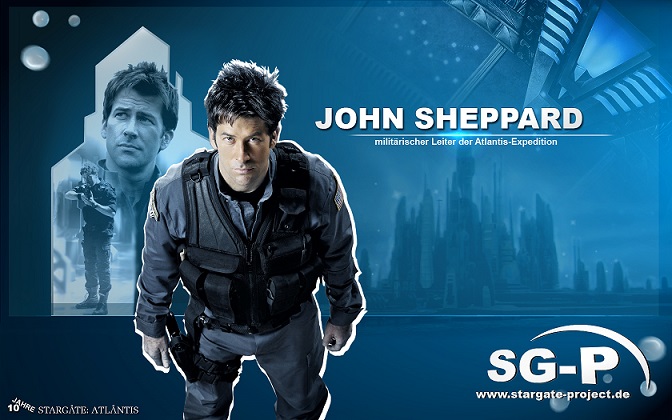 Wallpaper - SG-P - Stargate Atlantis - John Sheppard - Joe Flanigan