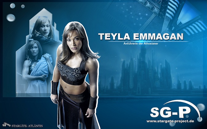 Wallpaper - SG-P - Stargate Atlantis - Teyla Emmagan - Rachel Luttrell