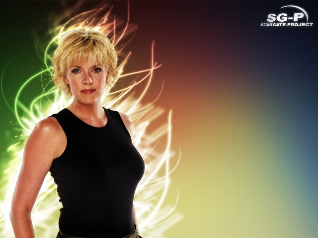 Wallpaper - SG-P - Stargate SG-1 - Samantha Carter - Amanda Tapping